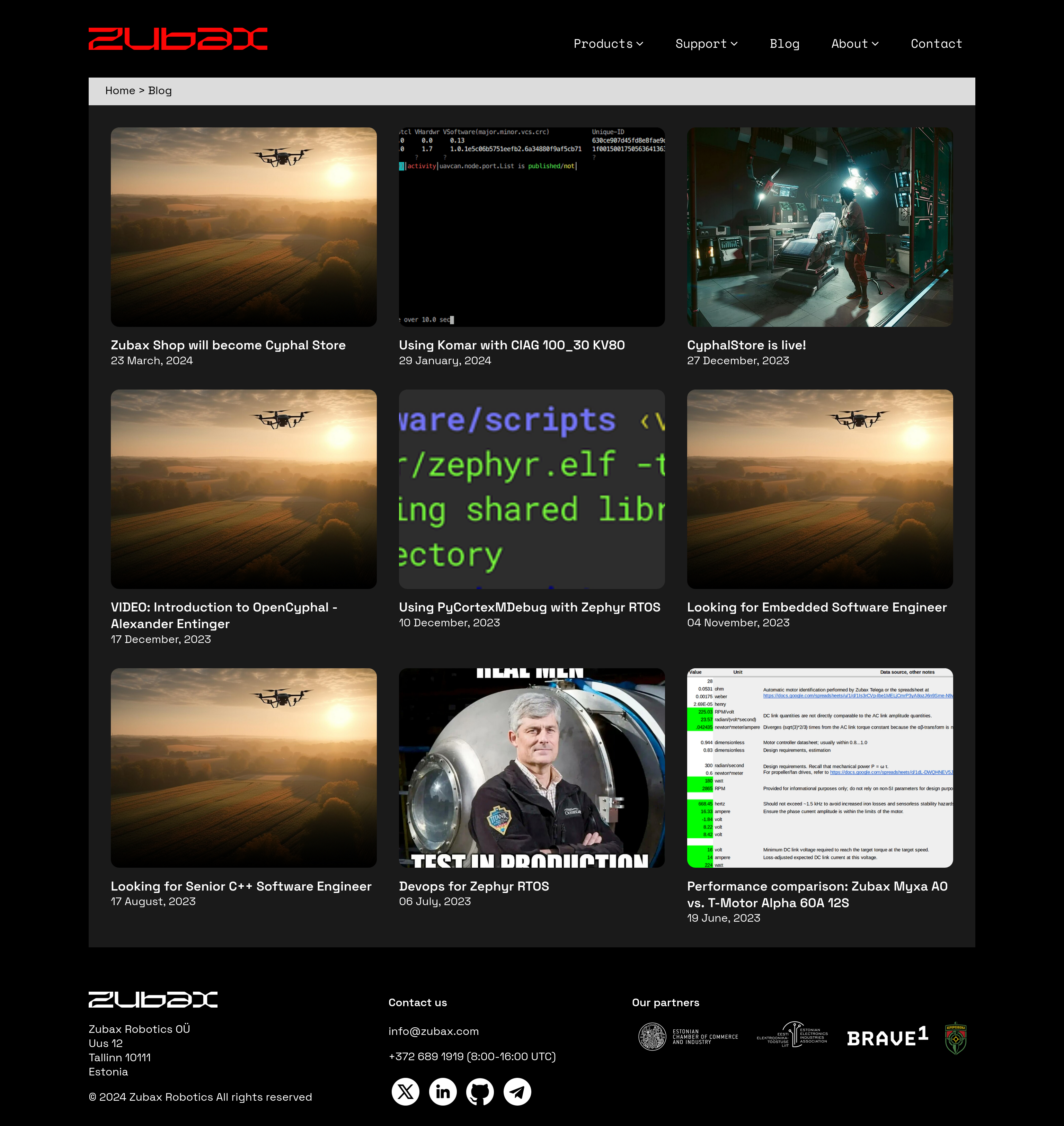 Zubax Website