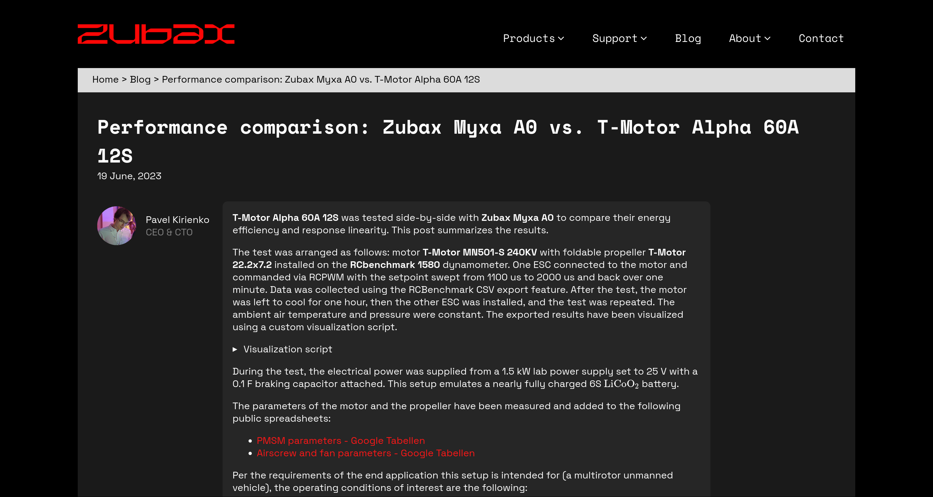 Zubax Website