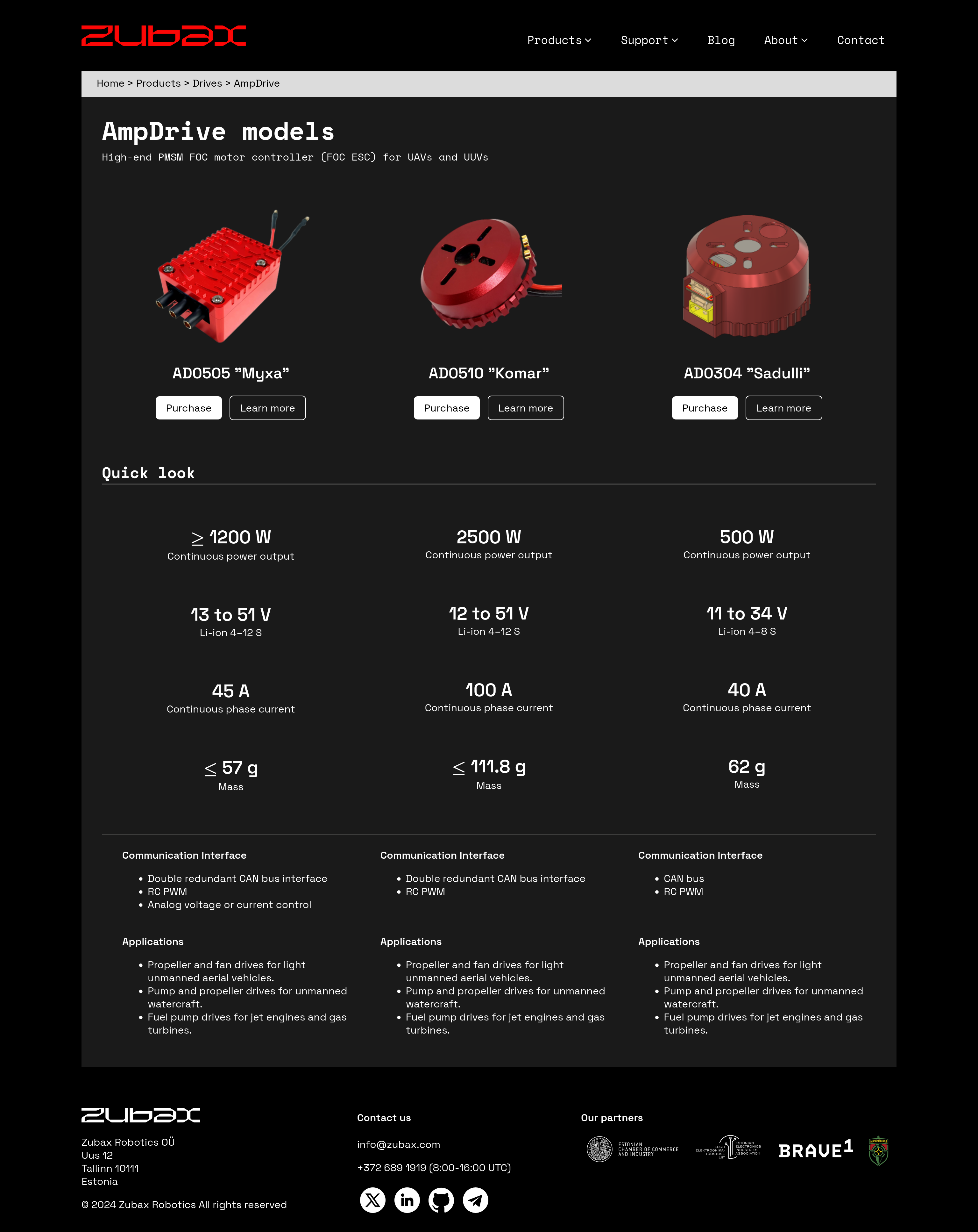 Zubax Website
