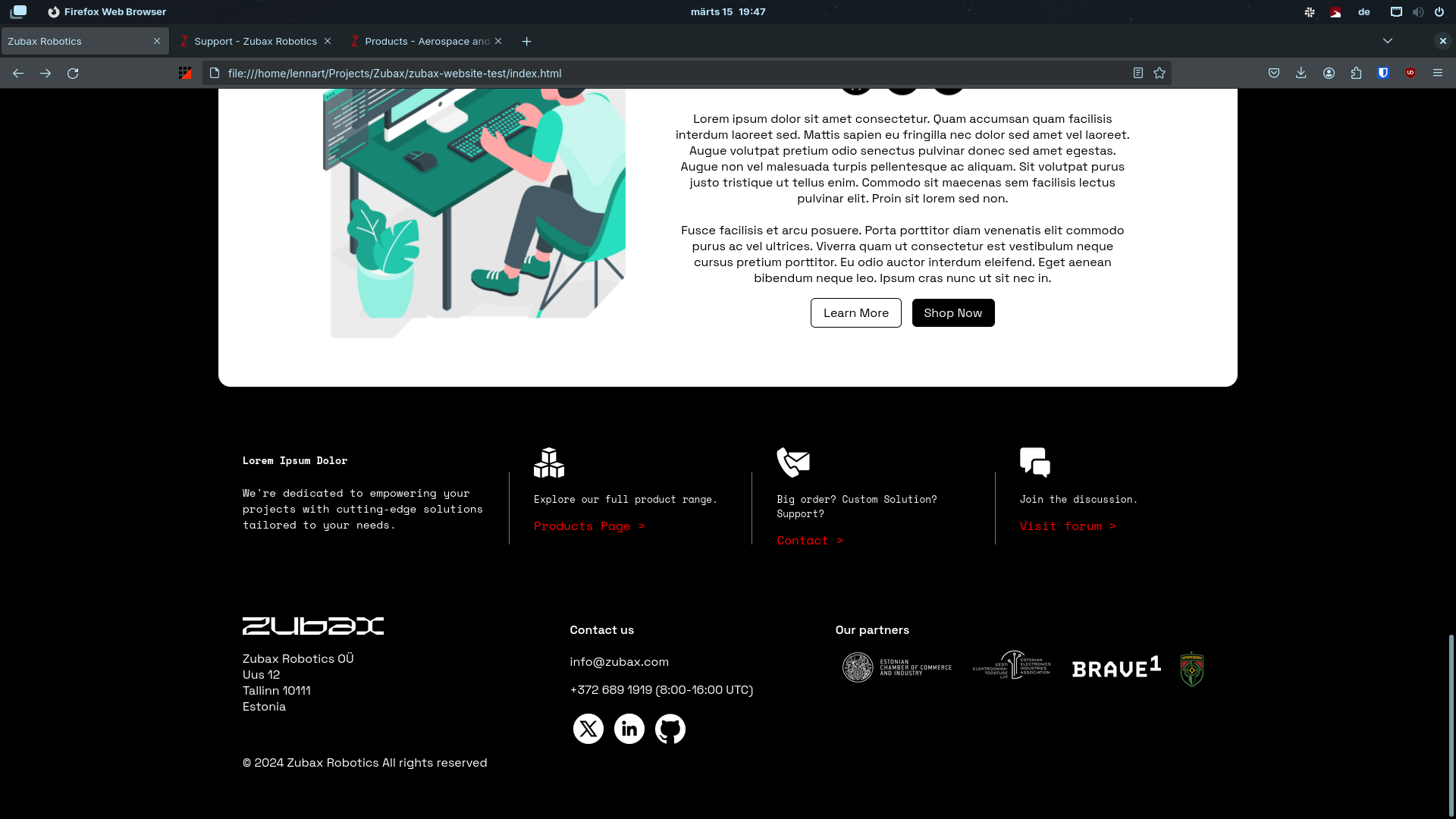 Zubax Website